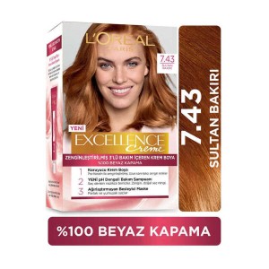 L'Oréal Paris Excellence Creme Saç Boyası 7.43 - Thumbnail