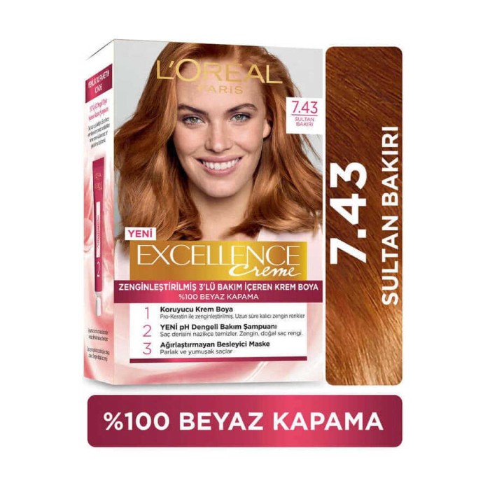 L'Oréal Paris Excellence Creme Saç Boyası 7.43