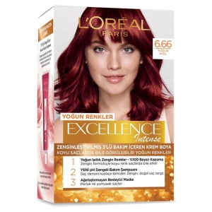 L'Oréal Paris Excellence Intense Creme 6.66 Intense Red - Thumbnail