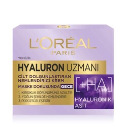 L'Oréal Paris Hyaluron Uzmanı Cilt Nemlendirici Gece Kremi 50 Ml - Thumbnail