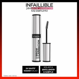 L'Oréal Paris Infaillible 24H Brow Lamination Şeffaf Kaş Sabitleyici - Thumbnail