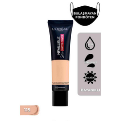 Loreal Paris Makyaj - L'Oréal Paris Infaillible 24H Matte Cover Foundation 115 Golden Beige