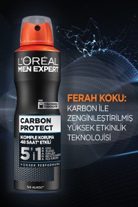 L'Oréal Paris Men Expert Carbon Protect 5in1 Deo 150 Ml - Thumbnail