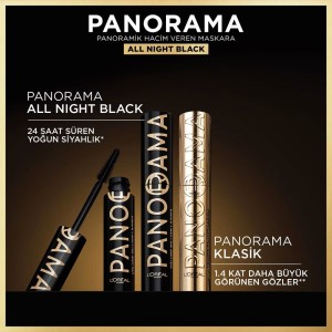 L'Oréal Paris Panorama Mascara All Night Black - 4