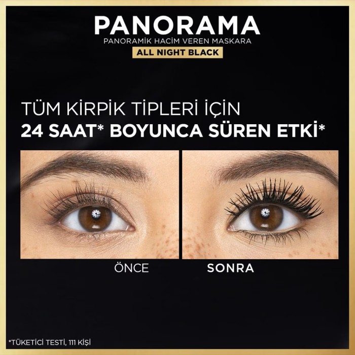 L'Oréal Paris Panorama Mascara All Night Black - 5