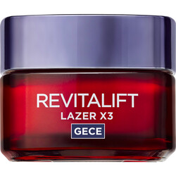 Loreal Paris Cilt - L'Oréal Paris Revitalift Laser x3 Yaşlanma Karşıtı Gece Kremi 50 Ml