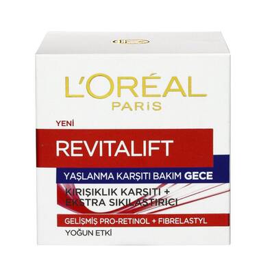 L'Oréal Paris Revitalift Yaşlanma Karşıtı Bakım Gece 50 Ml