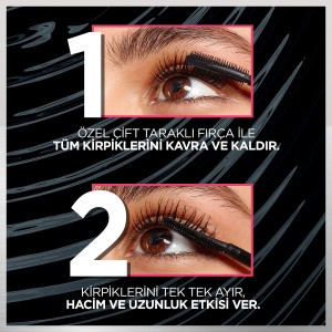 L'Oréal Paris Telescopic Lift Mascara Ekstra Siyah - Thumbnail