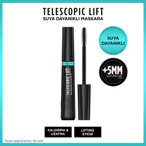 L'Oréal Paris Telescopic Lift Suya Dayanıklı Maskara - Thumbnail