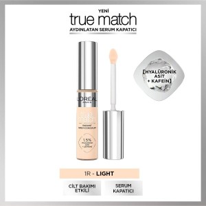 L'Oréal Paris True Match Aydınlatan Serum Kapatıcı - 1R - Thumbnail