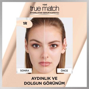 L'Oréal Paris True Match Aydınlatan Serum Kapatıcı - 1R - Thumbnail