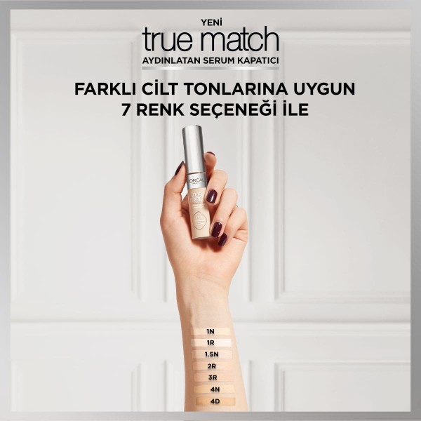 L'Oréal Paris True Match Aydınlatan Serum Kapatıcı - 1R