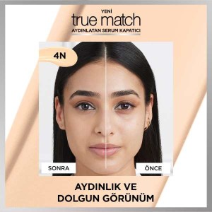 L'Oréal Paris True Match Aydınlatan Serum Kapatıcı - 4N - Thumbnail