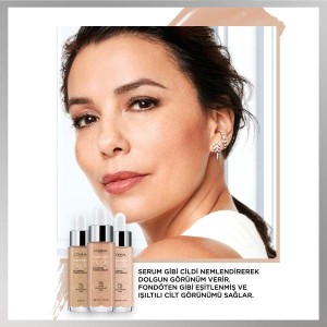 L'Oréal Paris True Match Nude Fondöten Serum 1-2 Rosy Light - Thumbnail