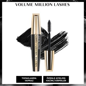 L'Oréal Paris Volume Million Lashes Extra Black Mascara - Thumbnail