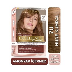 L'Oréal Paris Excellence Creme Nude Renkler 7U Kumral - Loreal Paris Excellence