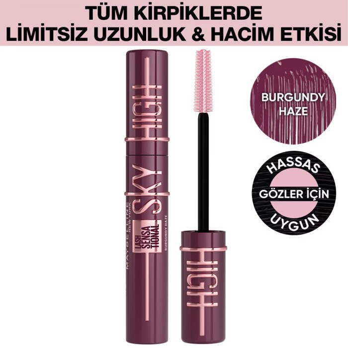 Maybelline Lash Sensational Sky High Mascara Burgundy Haze - 2