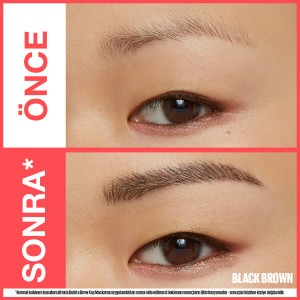 Maybelline New York Build a Brow 2in1 Kaş Kalemi ve Jeli Black Brown - Thumbnail