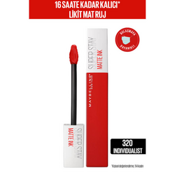 Maybelline - Maybelline Super Stay Matte Ink Mat Ruj 320 Individualist