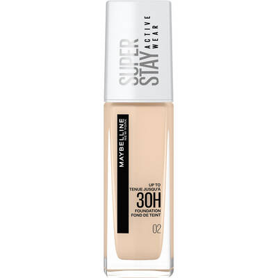 Maybelline Superstay Active Wear Foundation 02 Naked Ivory