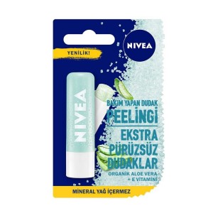 Nivea Bakım Yapan Dudak Peelingi Aloe Vera 4,8 Gr - Nivea