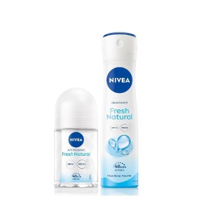 Nivea - Nivea Fresh Deo 150 Ml+Mini Roll-On 25 Ml Set