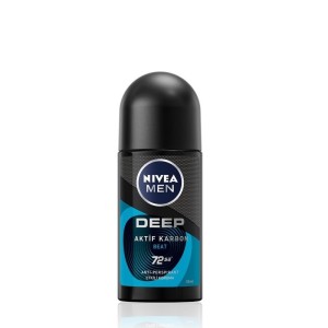 Nivea Men Deep Beat Aktif Karbon Erkek Deodorant Roll-On 50 Ml - Nivea