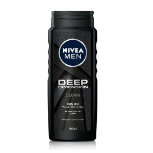 Nivea - Nivea Men Deep Dimension Duş Jeli 500 Ml