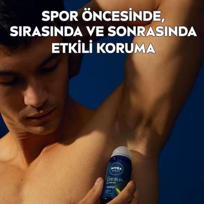 Nivea Men Erkek Roll-on Deodorant Deep Extreme 50 Ml