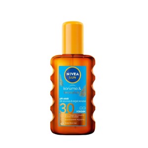 Nivea Sun - Nivea Sun Koruma&Bronzluk Arttırıcı Güneş Yağı Spf30 200 Ml