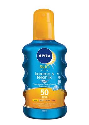 Nivea Sun Koruma&Ferahlık Transparan Güneş Spreyi Spf50 200 Ml - 1