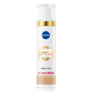 Nivea Visage Luminous 630 Koyu Leke Karşıtı SPF30 CC Yüz Kremi Orta Ton - Thumbnail