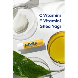 Nivea Yüksek Güneş Korumalı SPF50+ Dudak Bakım Kremi 4.8 Gr - Thumbnail