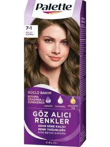 Palette Göz Alıcı Renkler Saç Boyası 7-1 Coolmind Blonde - Thumbnail