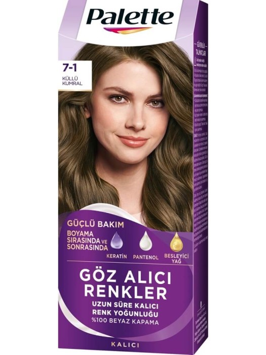 Palette Göz Alıcı Renkler Saç Boyası 7-1 Coolmind Blonde