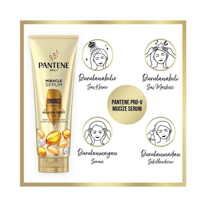 Pantene Saç Bakım Serumu Argan Yağlı Elixir 100 Ml + Onarıcı ve Koruyucu Serum 200 Ml Set