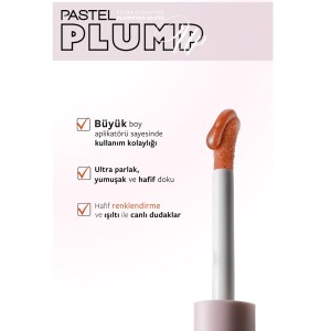 Pastel Plump Up Dolgunlaştıran Dudak Parlatıcısı 202 Loverdose + Lip To Cheek Tint Carmen - Thumbnail