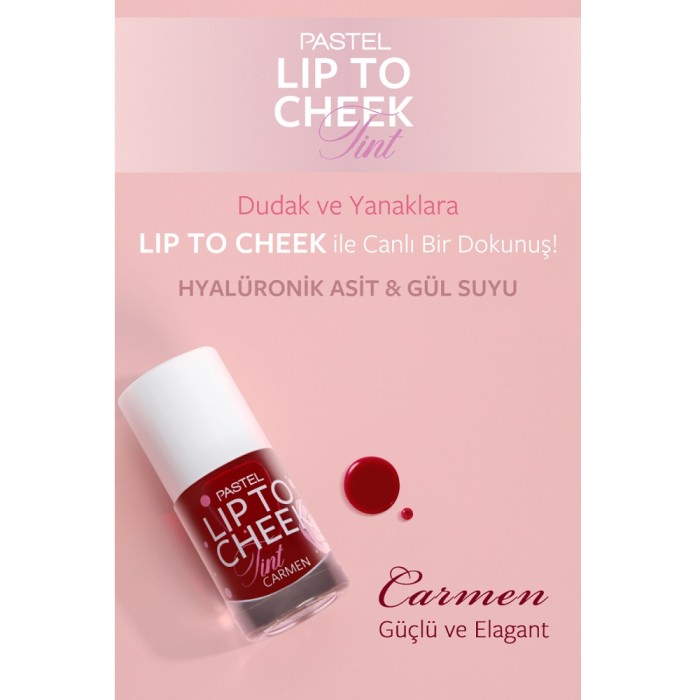 Pastel Plump Up Dolgunlaştıran Dudak Parlatıcısı 202 Loverdose + Lip To Cheek Tint Carmen