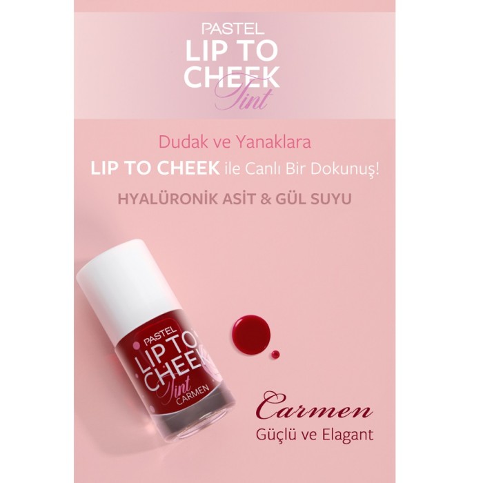 Pastel Plump Up Dolgunlaştıran Dudak Parlatıcısı 207 Mariposa + Lip To Cheek Tint Carmen