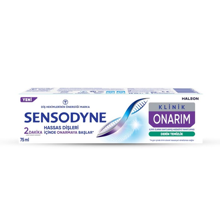 Sensodyne Klinik Onarım Derin Temizlik Diş Macunu 75 Ml - 1