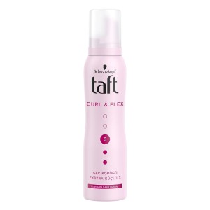 Taft Curl&Flex Mousse Ekstra Güçlü Saç Köpüğü 150 Ml - Taft