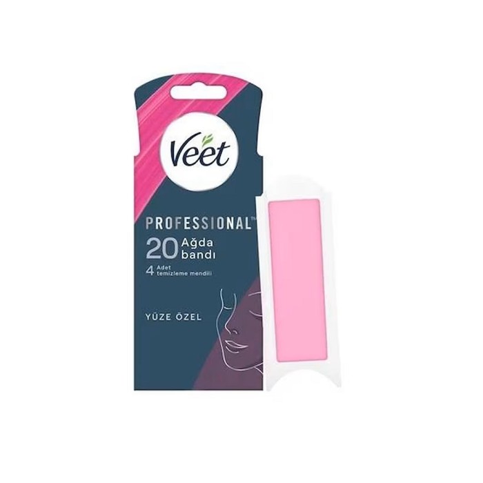 Veet Professional Yüz Ağda Bandı Normal Ciltler 20 Adet